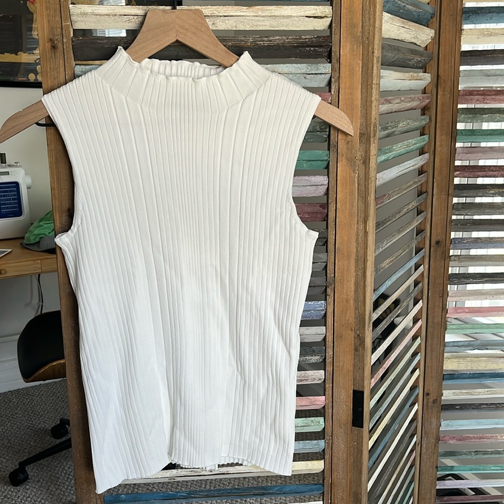 White Stretchy Top Truth by Republic
